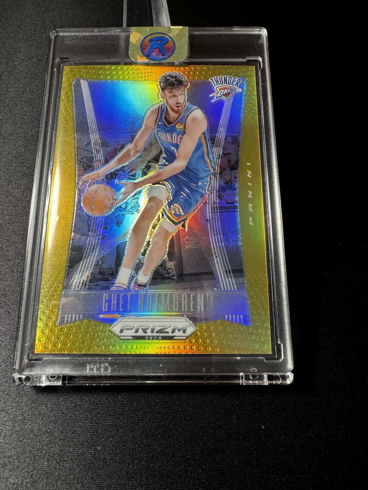 2023-24 Prizm Deca Chet Holmgren Gold 7/10 Jersey Number