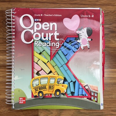 OCR Teacher's Edition Reading, Grade K, Vol 1 by McGraw Hill (2022, Spiral)