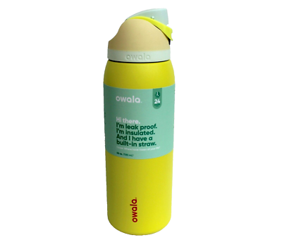 Owala FreeSip Lemon Limeade Stainless Steel Water Bottle 40 oz | eBay
