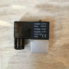 Solenoid Valve Mute Oil-free Air Compressor Air Pump Parts Deflation Stop Valves