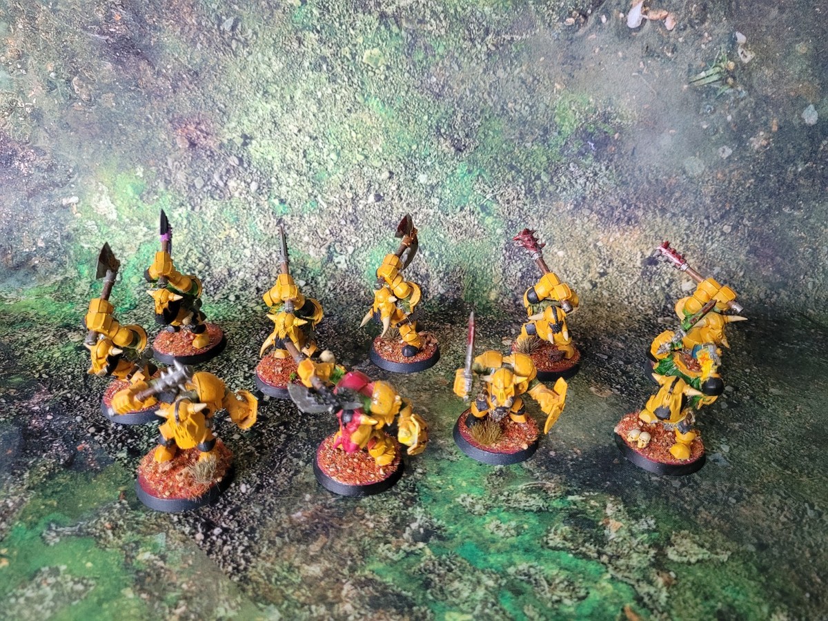 15 Orruk Warclans Ardboys - Warhammer Age Of Sigmar - À Finir De Peindre