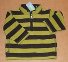 12 18 24 NWT Gymboree SNOWBOARDING CHAMP Striped Penguin Fleece JACKET Boys — photo 1