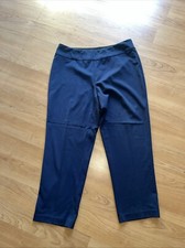 Investments Petites Womens Size 12PS Dress Pants Slacks Navy