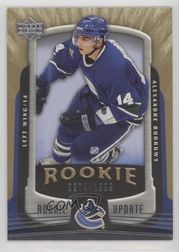 2005-06 Upper Deck Rookie Update /1999 Alexandre Burrows #189 Rookie RC - Picture 1 of 3
