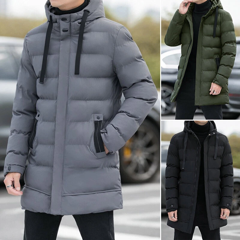 Hooded top longline jacket