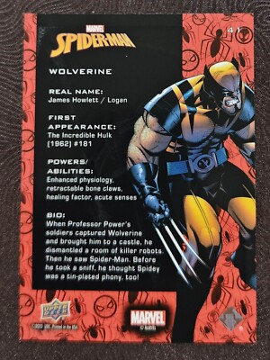 2024 Upper Deck Marvel Spider-Man #41 Green /99 Wolverine | eBay