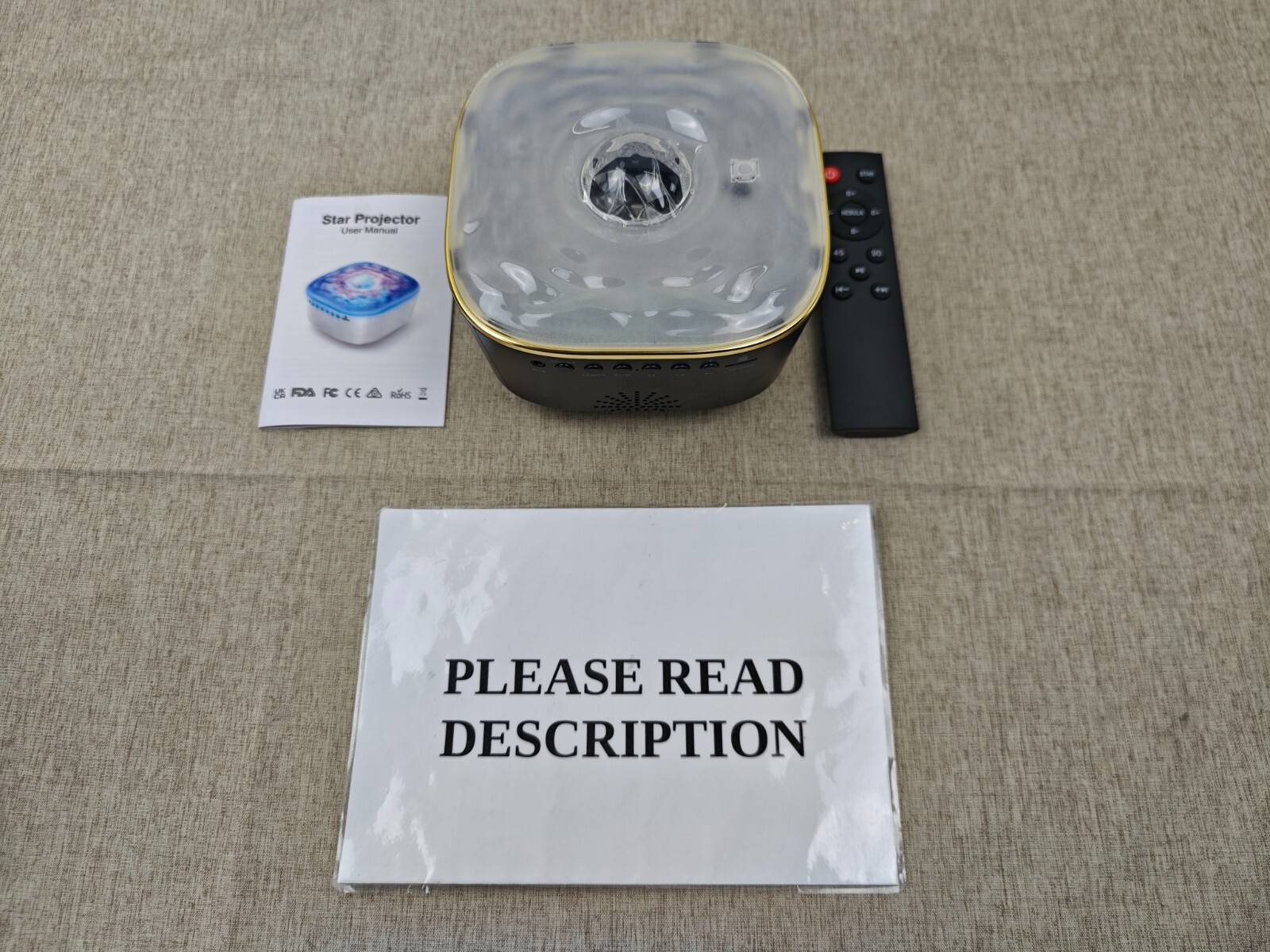 Upgraded Star Projector Galaxy Night Light for Bedroom, LED Sensory Lights Proje