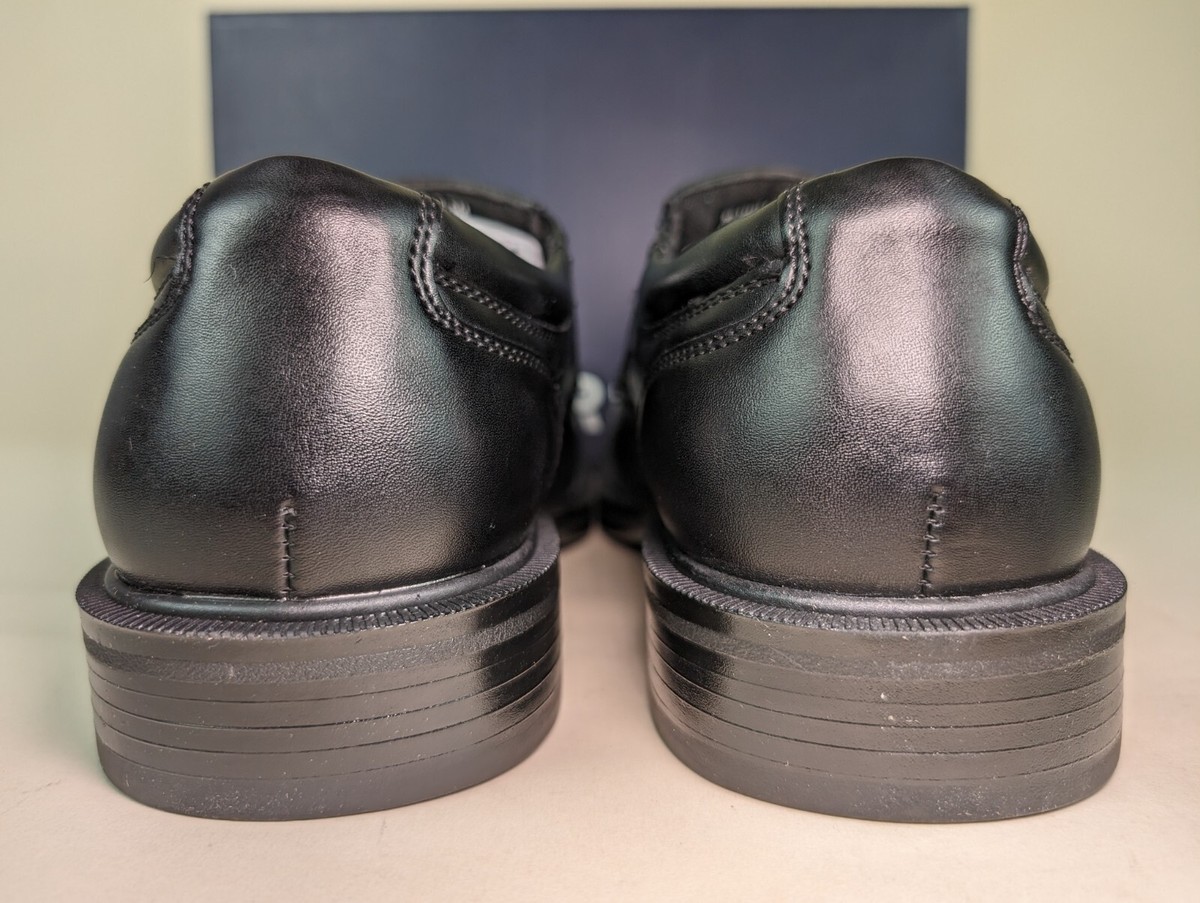 Dockers Shoes Mens 8.5 M Edson Slip On Loafers Black Faux 