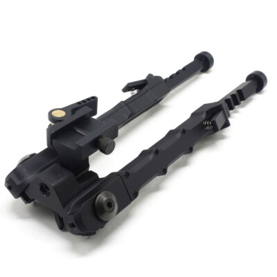 QD V9 Rifle Bipod Tiltable Foldable Quick Release Bipod Picatinny Rail Bipod
