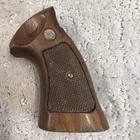 SMITH & WESSON K FRAME TARGET GRIPS Walnut Worn w/ Screw
