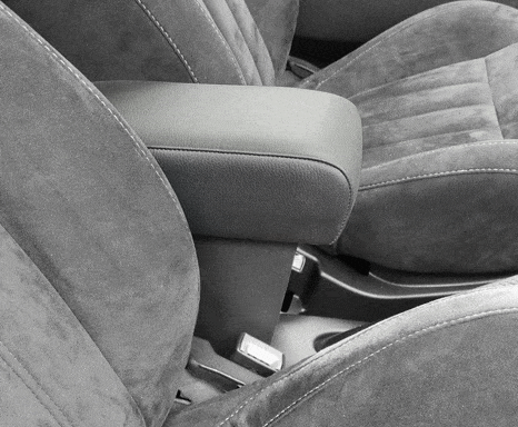 FIAT 500 dal 2015 RESTYLING BRACCIOLO PREMIUM XXL in ecopelle nero REGOLABILE - Imagen 3 de 6