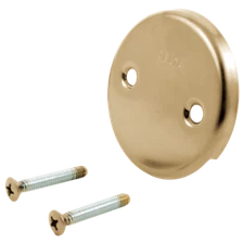Delta Overflow Plate/Screws No Trip Lever Champagne Bronze-Certified Refurbished