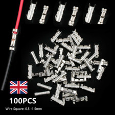 100pcs Electrical Cable Wire Splice Connectors Tinned Insulated Crimp Terminals