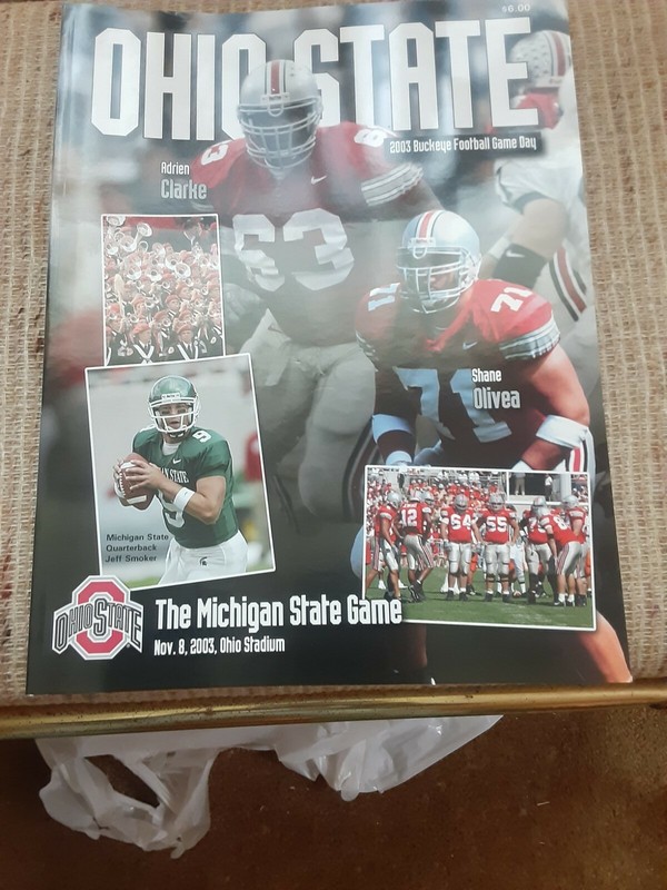osu v mich. st. football program nov.8 2003