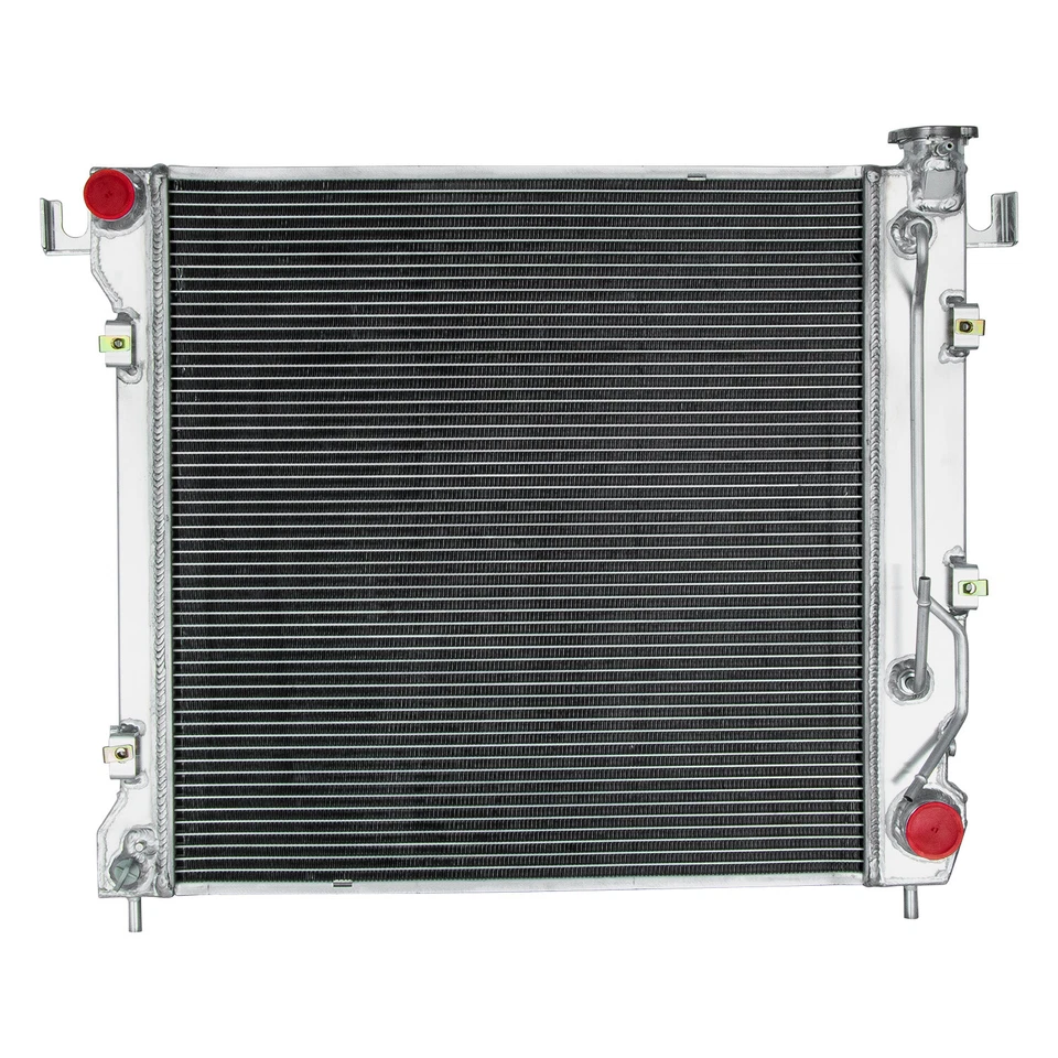 4-Row Aluminum Radiator For 1997-99 Dodge Dakota 1998-00 Durango 3.9L 5.2L 5.9L Foto 4 de 4