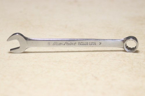 Blue Point BOM8 8mm 12 Point Short Combination Wrench USA