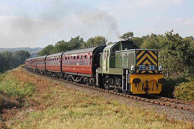 British Rail Class 14 D9531 Foley Park - 6 x 4 Qualitäts Foto Eisenbahn Druck