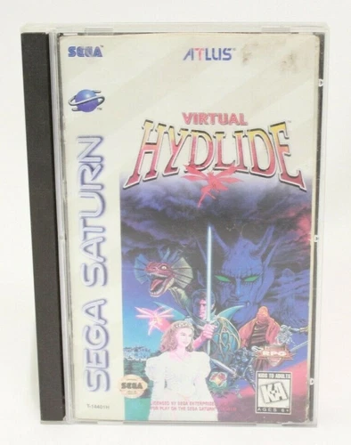 Virtual Hydlide (Sega Saturn) Tested Working Game & Manual