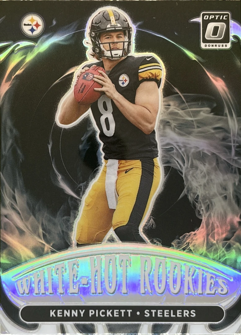 Kenny Pickett Panini Donruss Optic White Hot Rookies #WHR1 Gold Vinyl 1/1