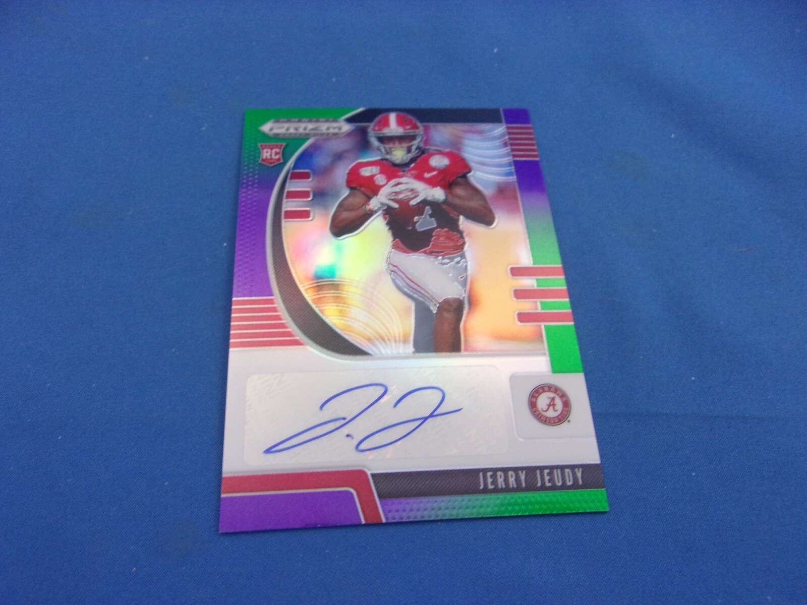 Prizm Draft Picks 2020 RC Rookie Autograph Purple Green Prizm Jerry Jeudy 125