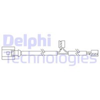 LZ0324 Delphi Warnkontakt, Bremsbelagverschleiß FüR Audi,Cupra,Seat