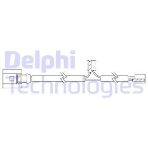 LZ0324 Delphi Warnkontakt, Bremsbelagverschleiß FüR Audi,Cupra,Seat-image