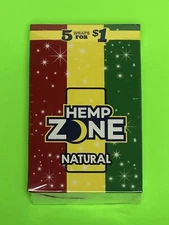FREE GIFTS🎁Hemp🍁Zone Natural 75 High Quality Herbal Rolling Papers 15packs💨♨️