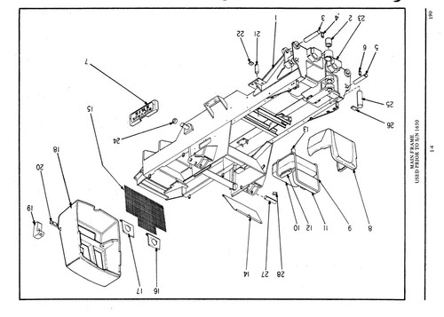 SERVICE PARTS MANUAL FITS BACYRUS BACKHOE LOADER DYNAHOE 190 1986 - Picture 6 of 16