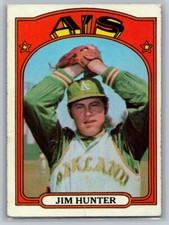 1972 Topps #330 Jim Hunter See Photos