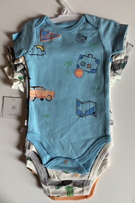 Baby Boy/Unisex Rosie Pope Baby 6-9 Months /Set of Bodysuits