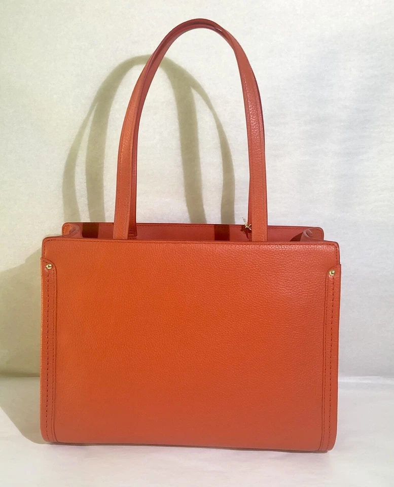 Bolso de Mano Coach Pequeño de Cuero Guijarro, Luz/Sandía Foto 3 de 4