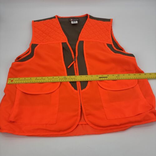 Bushmaster Sportswear Hunting Vest Blaze Orange/Olive Size XL - Picture 7 of 7