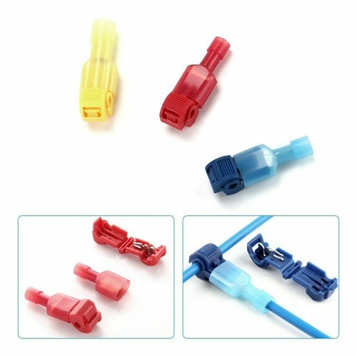 Kit de 240 piezas de terminales de engarce aislados de empalme rápido T-Tap conectores de cable de pala EE. UU. - Imagen 3 de 12