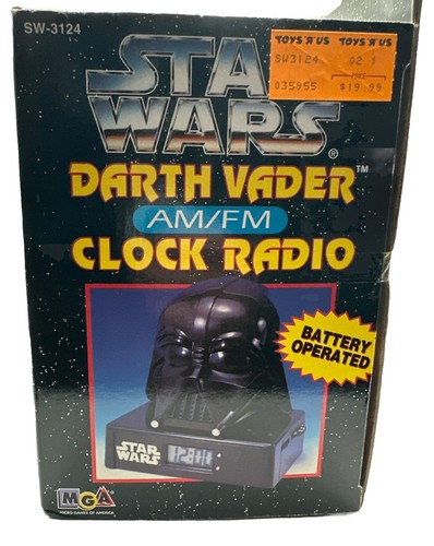 Vintage 1995 Star Wars Darth Vader Clock AM/FM Radio - Picture 3 of 3