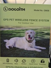 Dogoitm GPS Wireless Dog Fence System For Outdoor Use GM08