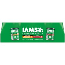 Iams Proactive Health Classic Ground Wet Dog Food - 12 Pack 13 oz Cans Variety 7.29 per gallon