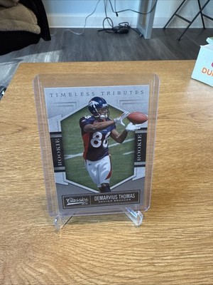 2010 Panini Classics Timeless Tributes Silver /100 Demaryius Thomas Rookie RC