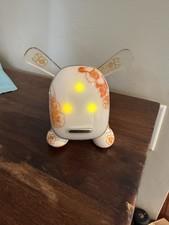Hasbro Sega Interactive iDog AMPD Robot Dog Orange with Flowers, Tested Working