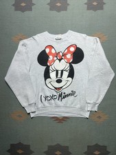 Vintage 90s crewneck sweatshirt Minnie Mouse Disney cartoon big graphic large