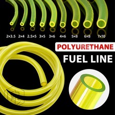 Yellow Petrol Strimmer Fuel Line Pipe Hose Mowers Trimmer Chainsaw ID 2mm-7mm