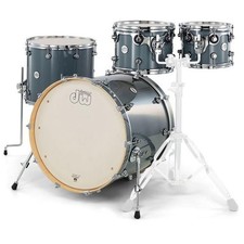 DW DESIGN STEEL GRAY BATTERIA ACUSTICA SOLO FUSTI 22 