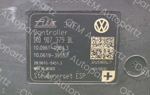 2012-2014 VW JETTA SEL ABS ESP PUMP 1K0907379BL 1K0614517EB OEM - Picture 3 of 15