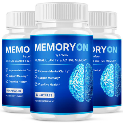 (3 Packs) Memory On Capsules MemoryOn Brain Support Focus Mental Clarity (180ct)