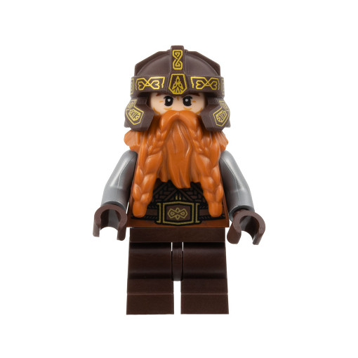 Figurine Lego Gimli lor119 avec jambes moyennes pour collectionneur