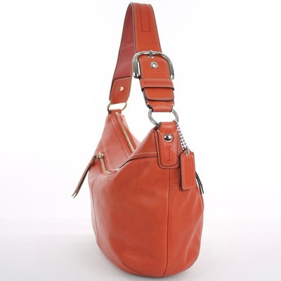 Coach Vintage Y2K Soho Hobo Bag Orange Leather Shoulder Bag | eBay