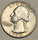 1960-D Washington Quarter 90% Silver Denver