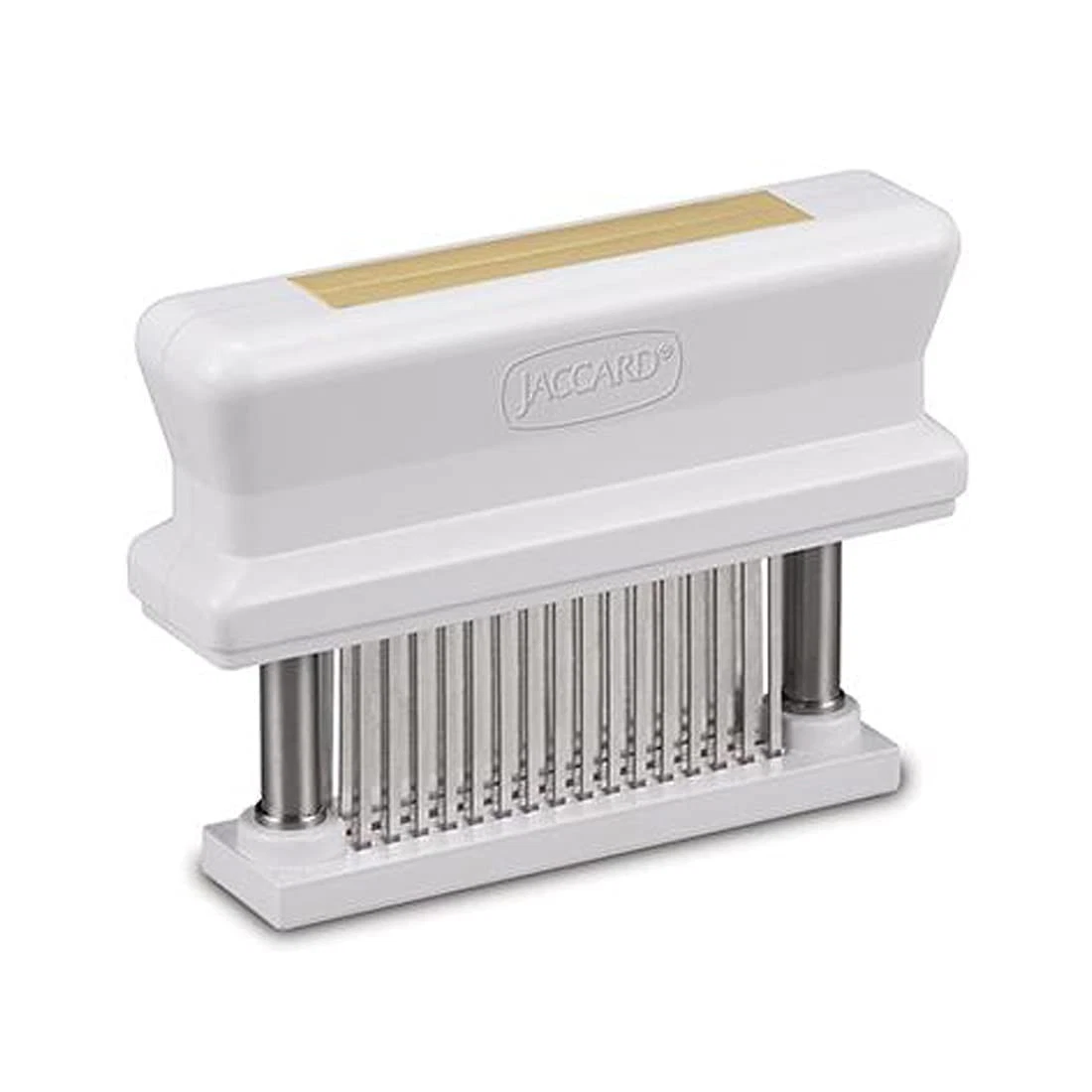 Jaccard 48 Blade White Tan Meat Tenderizer for Juicier Flavorful Meat
