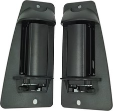 Metal Extended Cab Door Handles Compatible with 1999-2007 Chevy Silverado 1500 2