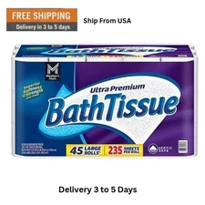 Member's Mark Ultra Premium 2-Ply Toilet Paper 45 rolls, 235 sheets/roll