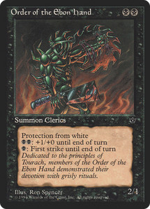 Order of the Ebon Hand (Spencer) - Fallen Empires Common #42c